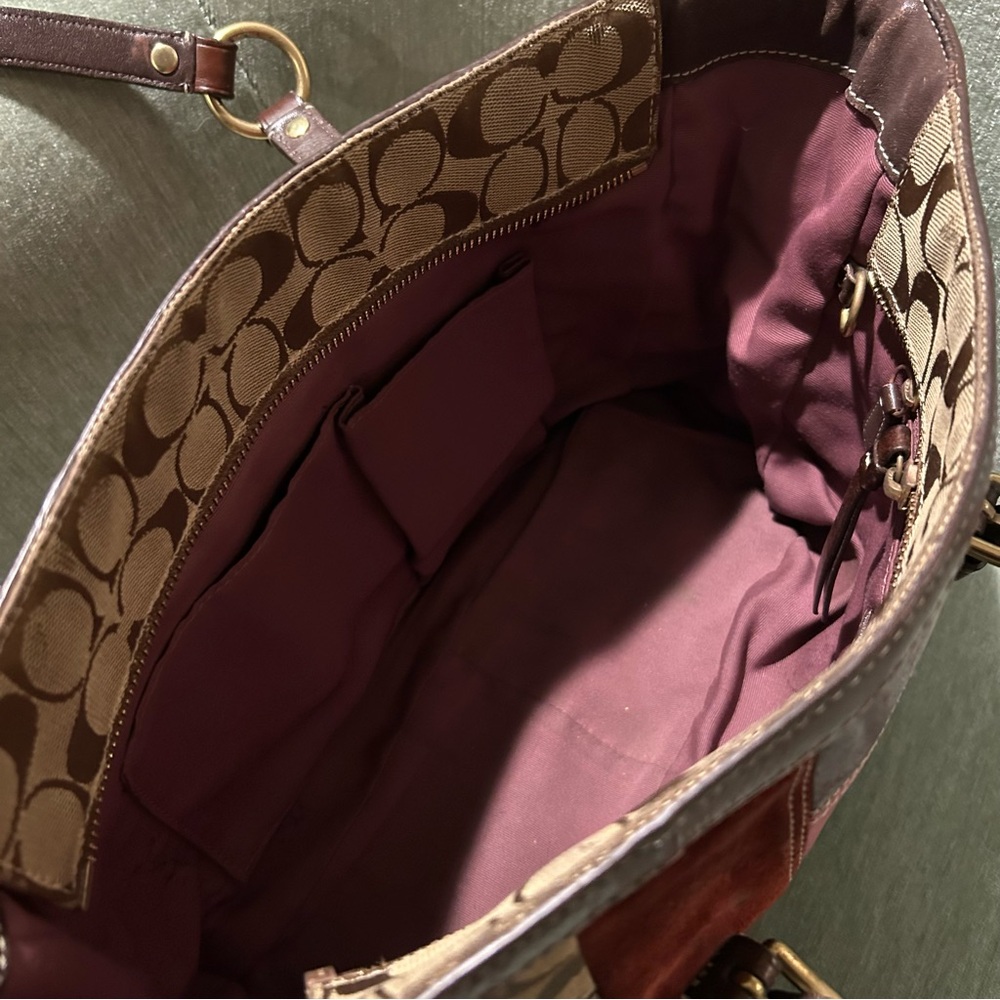 Coach Tote Bag Vintage Coach Handbag - Picture 6 of 14